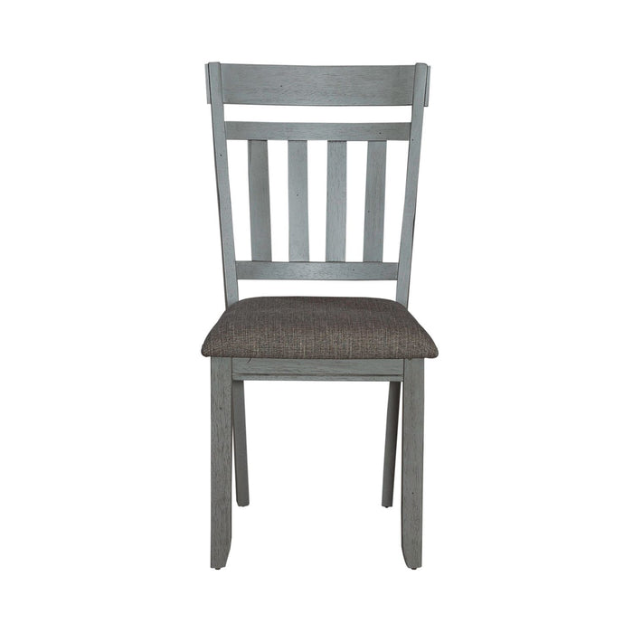 Newport Splat Back Side Chair (Set of 2) in Smokey Grey