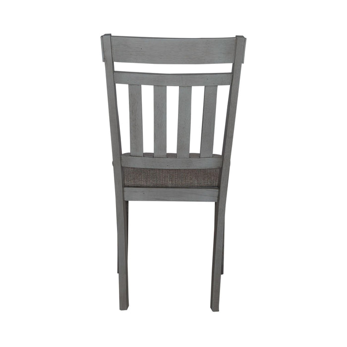 Newport Splat Back Side Chair (Set of 2) in Smokey Grey