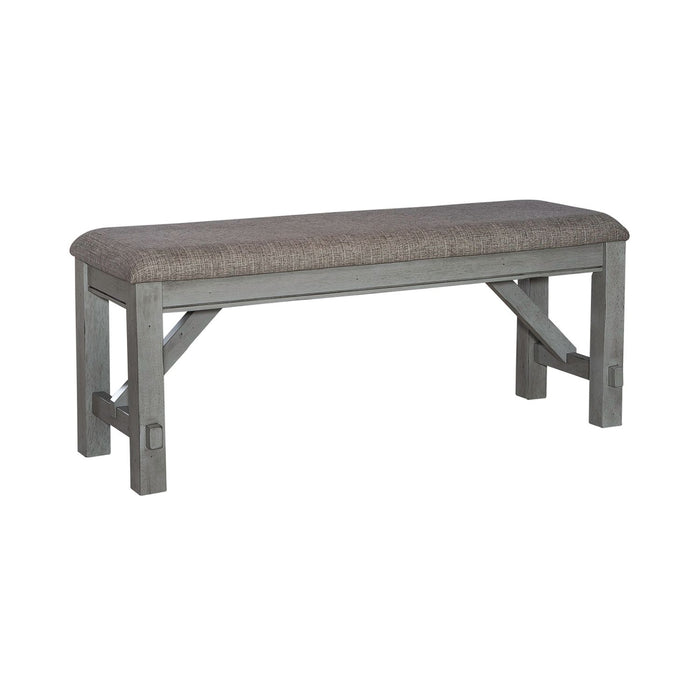 Newport Dining Bench in Smokey Grey