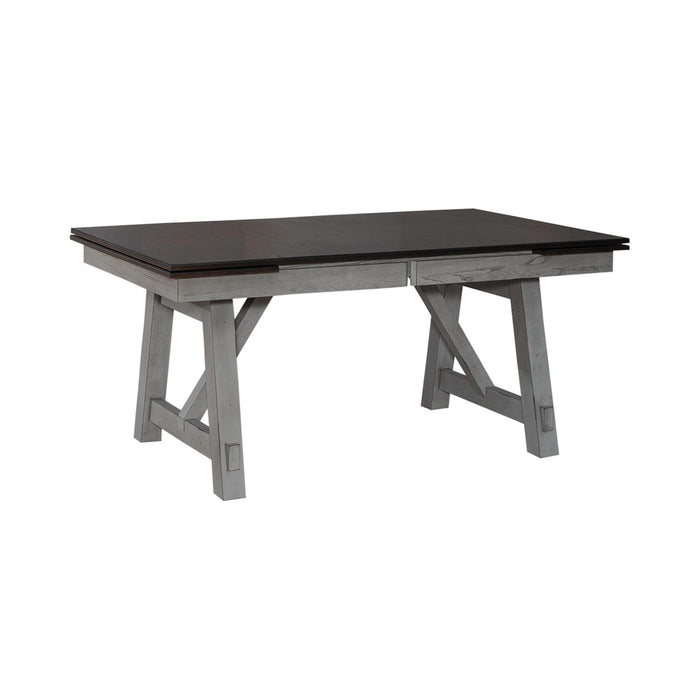 Newport Trestle Table in Smokey Grey