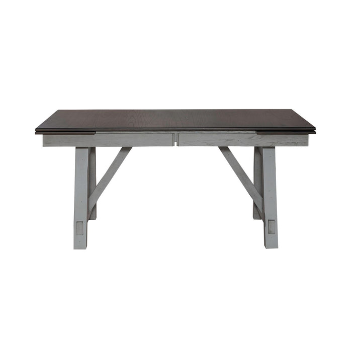 Newport Trestle Table in Smokey Grey
