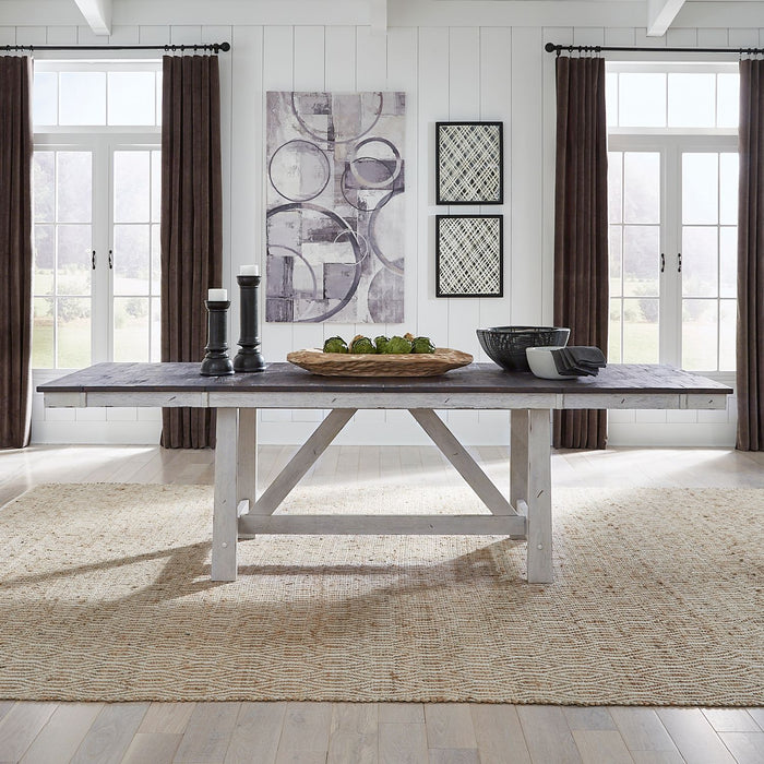 Liberty Furniture Farmhouse Trestle Table in White image