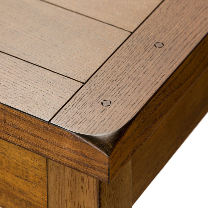 Treasures Rectangular Leg Table - Oak