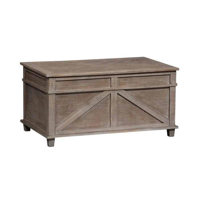 Parkland Falls Storage Trunk in Weathered Taupe