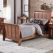 Liberty Furniture Grandpa's Cabin Youth Twin Sleigh Bed in Aged Oak image