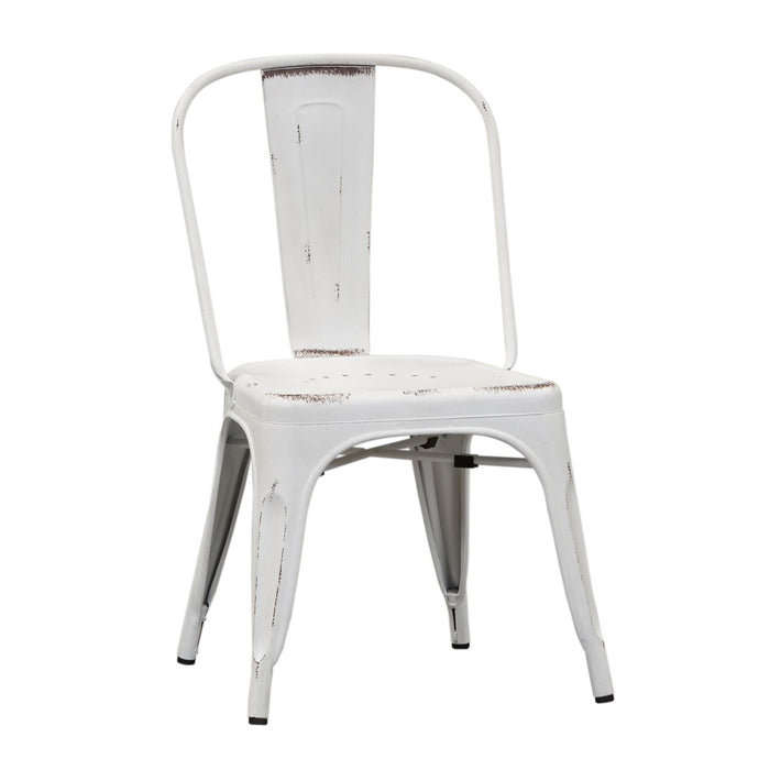Vintage Series Bow Back Side Chair in Antique White (Set of 2)