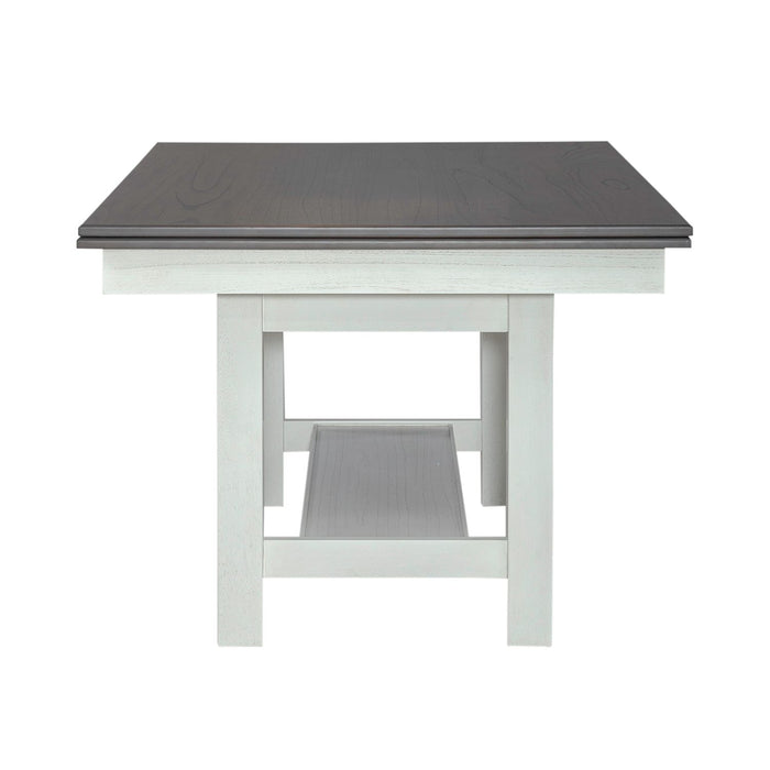Brook Bay Trestle Table in Textured White 182-CD-TRS
