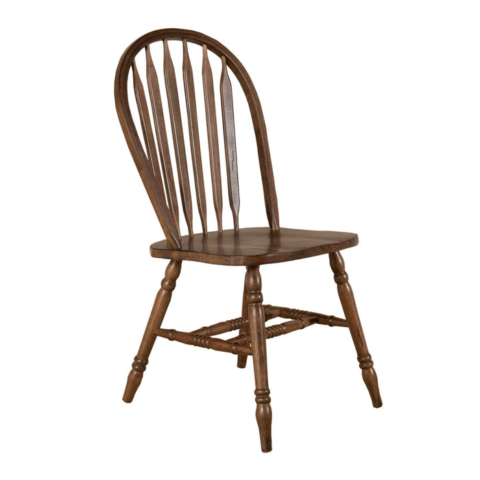 Carolina Crossing Windsor Side Chair in Antique Honey (Set of 2)