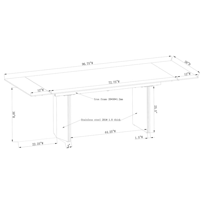 Vesa Extension Dining Table