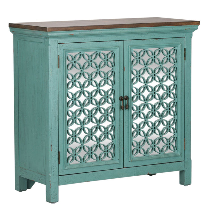 Kensington 2 Door Accent Cabinet in Turquoise
