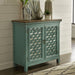 Liberty Furniture Kensington 2 Door Accent Cabinet in Turquoise image