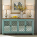 Liberty Furniture Kensington 4 Door Accent Cabinet in Turquoise image