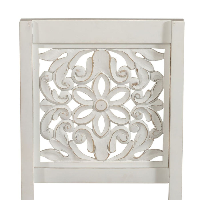 Liberty Furniture Trellis Lane Accent Chair in Weathered White