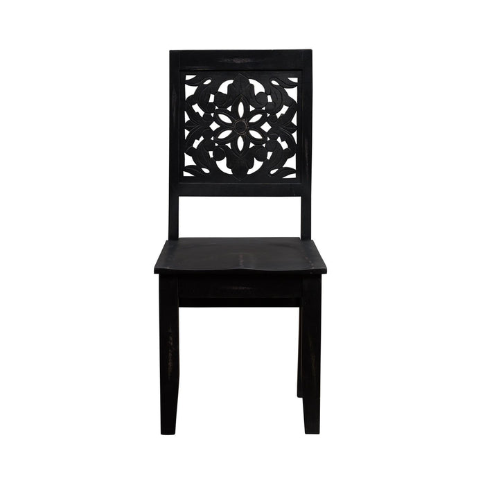 Trellis Lane Accent Chair in Black EST SHIP TIME APPX 4 WEEKS