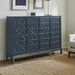 Liberty Furniture Braxton Accent Cabinet in Azure Blue EST SHIP TIME APPX 4 WEEKS image