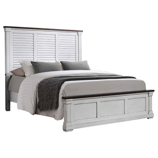 Hillcrest Queen Panel Bed White image