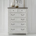 Liberty Furniture River Place 6 Drawer Chest in Riverstone White and Tobacco image