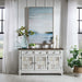 Liberty Furniture River Place Accent Server in Riverstone White & Tobacco image