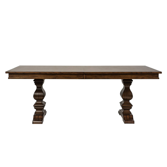 Armand Trestle Table in Antique Brownstone 242-4206