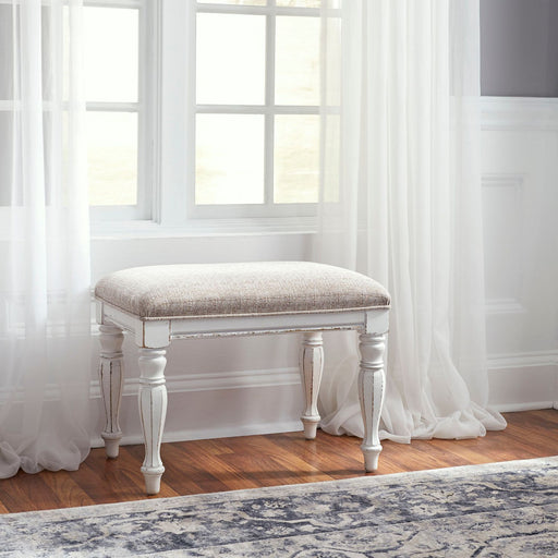 Liberty Magnolia Manor Accent Bench in Antique White image
