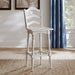 Liberty Furniture Magnolia Manor Ladderback Swivel Bar Stool (Set of 2) in Antique White & Weathered Bark image