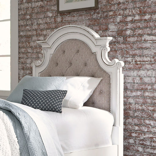 Liberty Magnolia Manor Twin Upholstered Bed in Antique White image