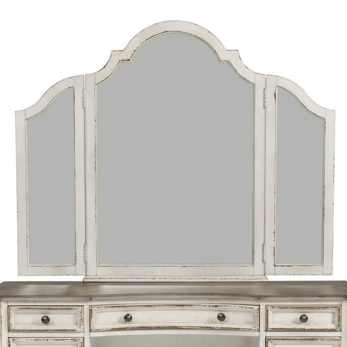 Magnolia Manor Vanity Mirror in Antique White
