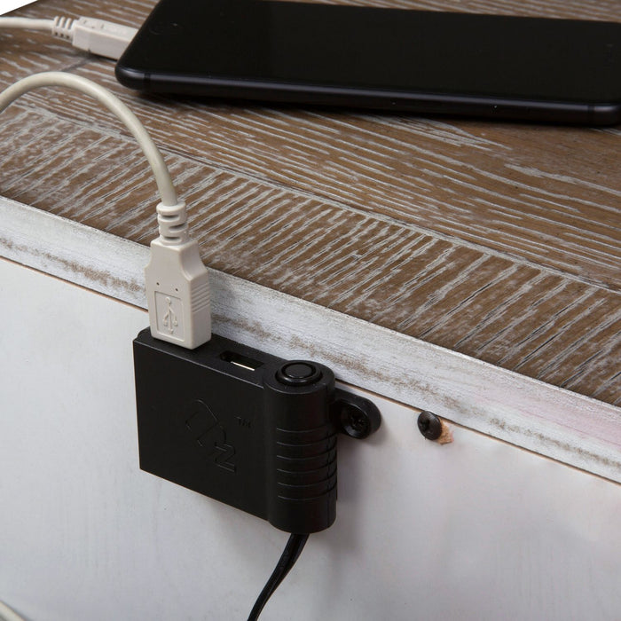 Magnolia Manor 1 Drawer Night Stand in Antique White