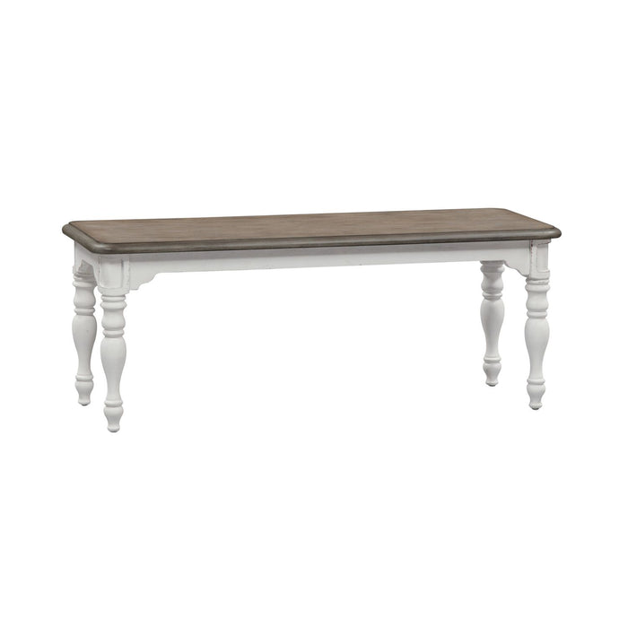 Magnolia Manor Dining Bench (RTA) in Antique White