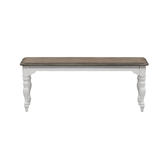 Magnolia Manor Dining Bench (RTA) in Antique White