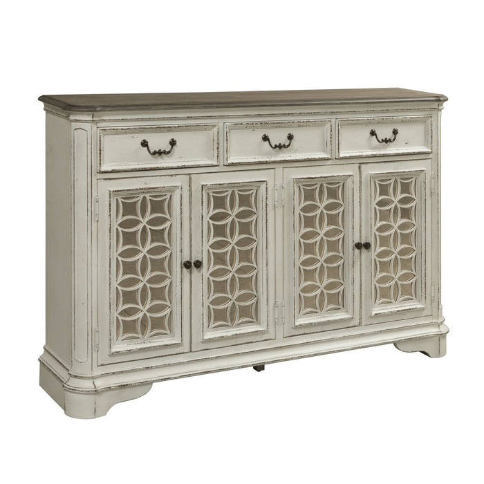 Magnolia Manor Hall Buffet in Antique White