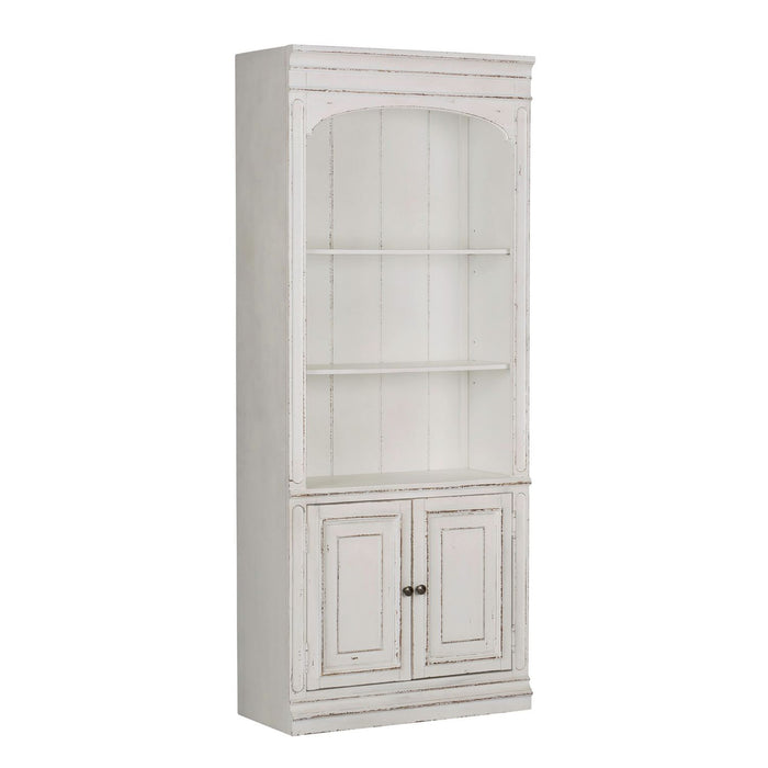 Magnolia Manor Bunching Bookcase in Antique White