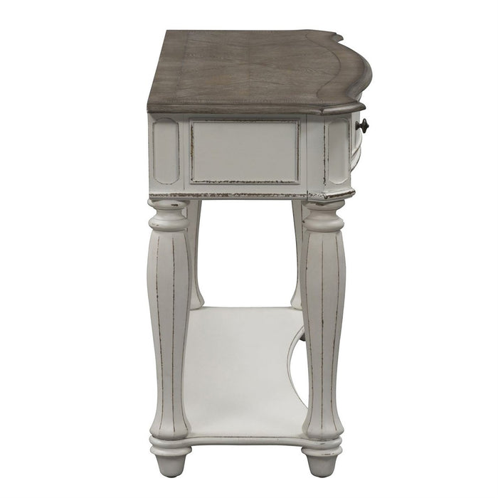 Liberty Magnolia Manor Sofa Table in Antique White