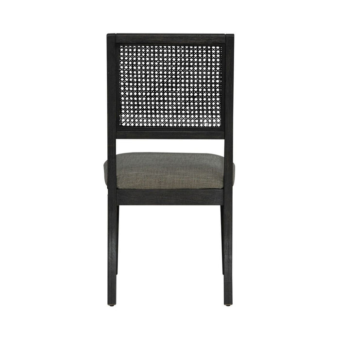 Liberty Furniture Caruso Heights Panel Back Side Chair (Set of 2) in Aged Whiskey