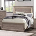 Liberty Furniture Horizons Queen Panel Bed with HB Lights in Graystone image