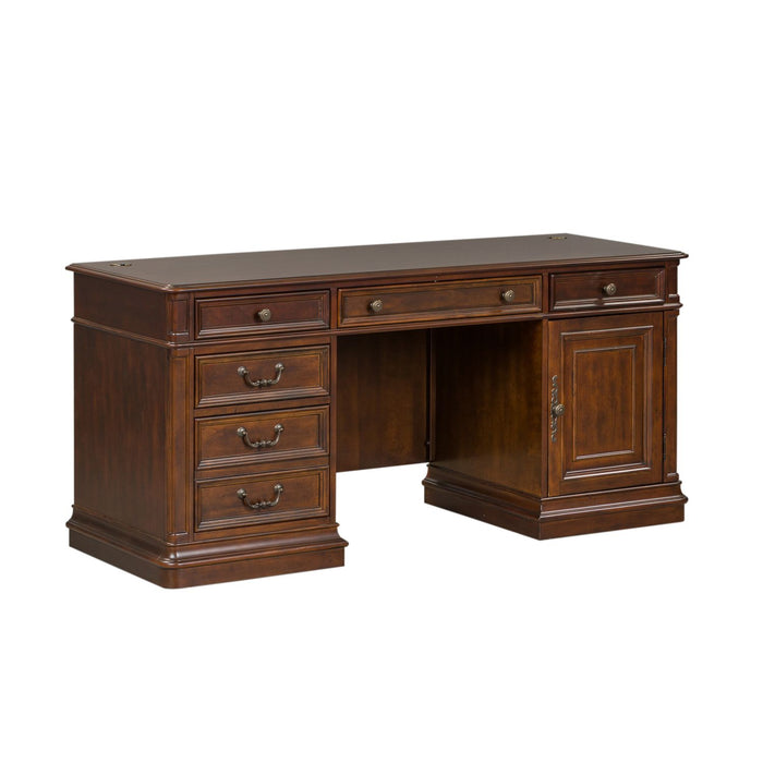 Brayton Manor Jr Executive Credenza in Cognac