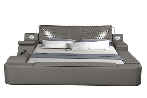 Galaxy Home Zoya King Bed in Grey image