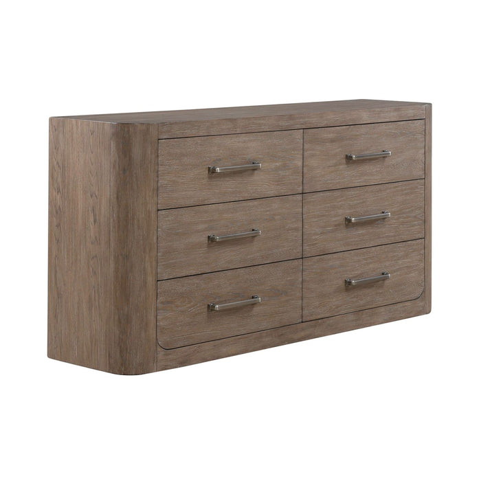 South Bend 6 Drawer Dresser in Burnished Clay