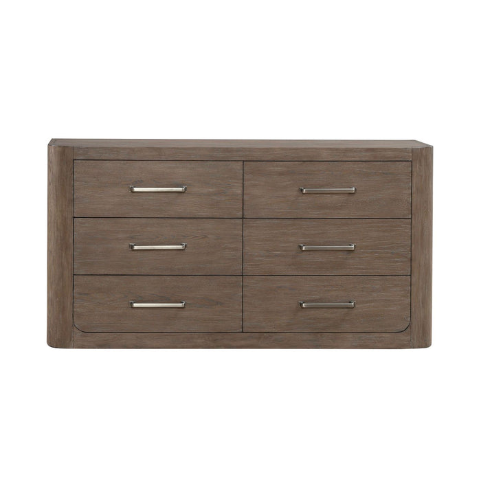 South Bend 6 Drawer Dresser in Burnished Clay