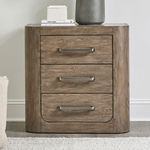 Liberty Furniture South Bend Nightstand w/ Charging Station in Burnished Clay image