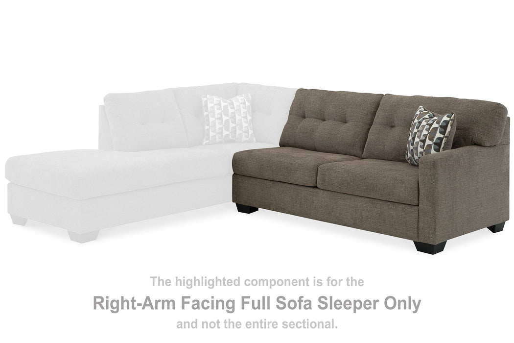 Mahoney 2-Piece Sleeper Sectional with Chaise