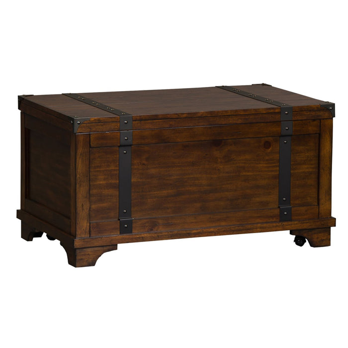 Aspen Skies Storage Trunk in Russet Brown