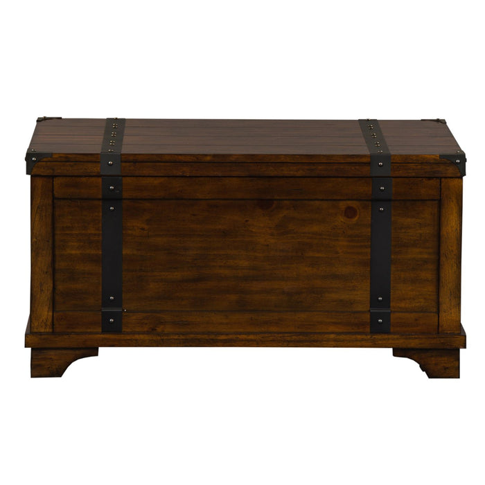 Aspen Skies Storage Trunk in Russet Brown