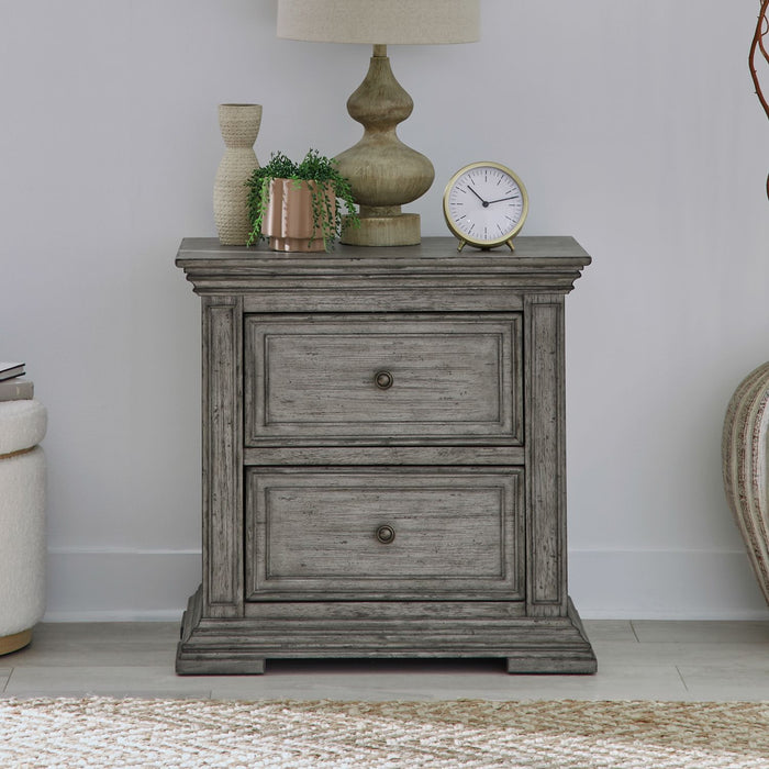 Big Valley 2 Drawer Night Stand w/ Charging Station