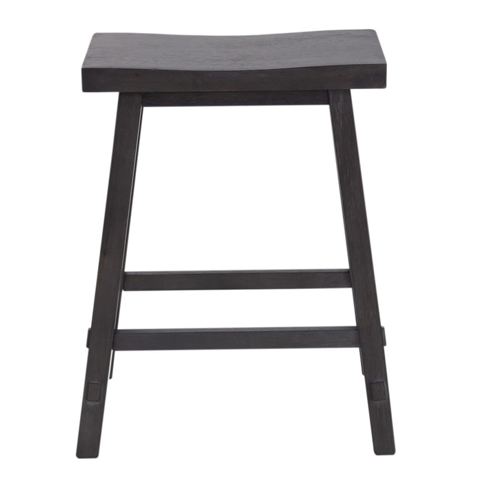 Creations II 30 Inch Sawhorse Barstool in Slate (Set of 2)