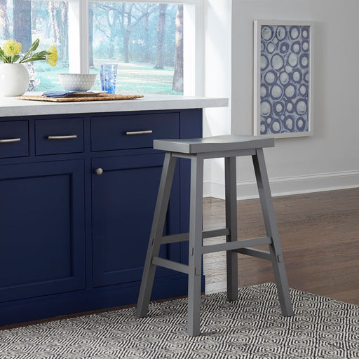 Liberty Furniture Creations II 30 Inch Sawhorse Stool in Gray (Set of 2) image