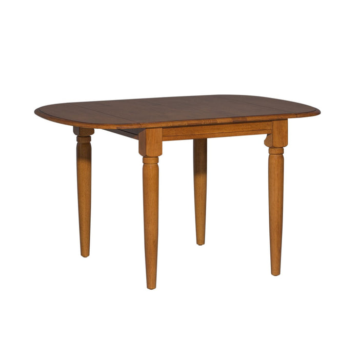 Creations II Drop Leaf Table in Tobacco Finish