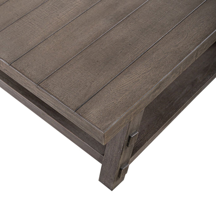 Modern Farmhouse Oversized Square Cocktail Table