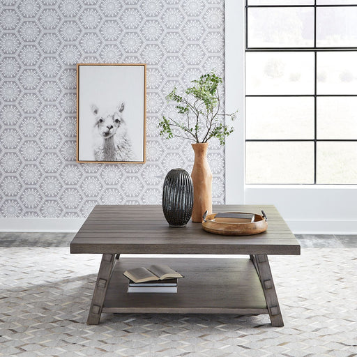 Modern Farmhouse Oversized Square Cocktail Table image