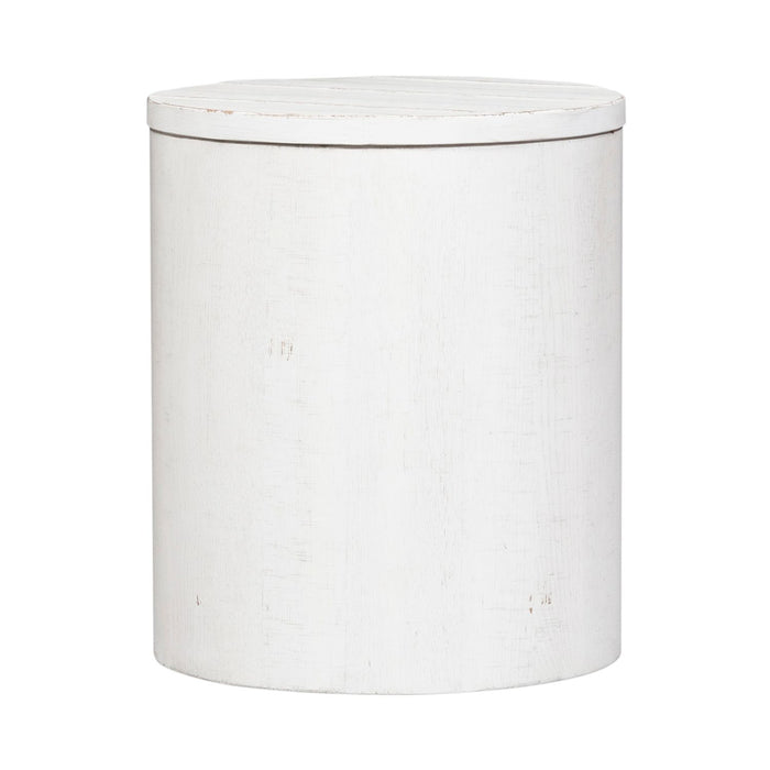 Modern Farmhouse Drum End Table
